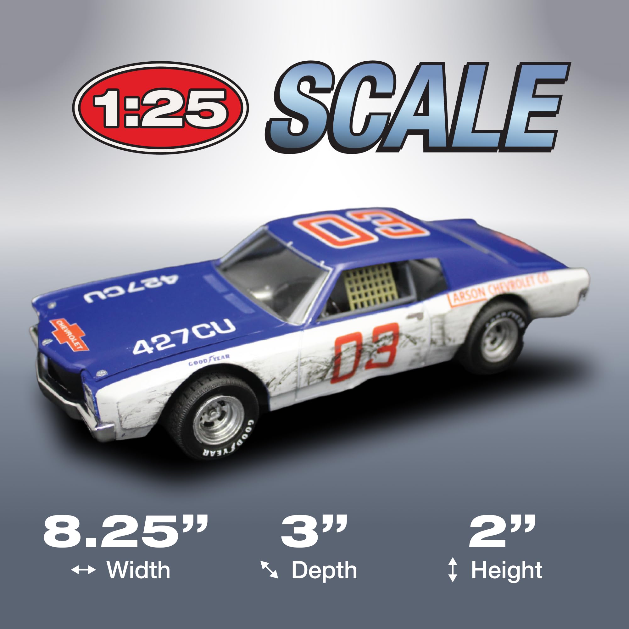MPC 962M 1971 Chevy Monte Carlo Super Stocker 2T 1:25 Model Kit