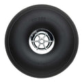 Du-Bro 350TC Treaded Chrome Wheels, 3-1/2" Diameter (2)
