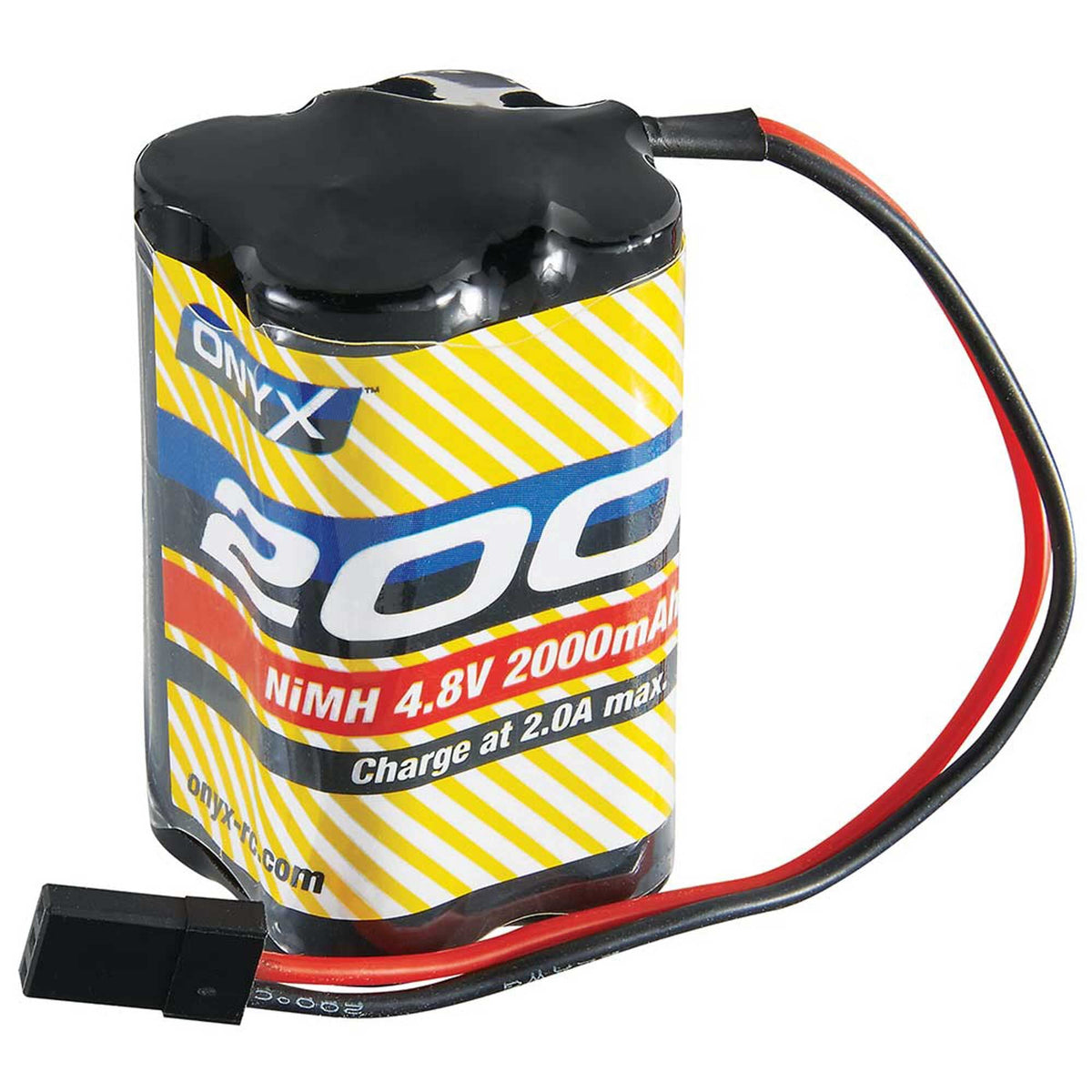 Onyx ONXM2211 NiMH 4.8V 2000mAh Battery AA Square Receiver Universal Plg
