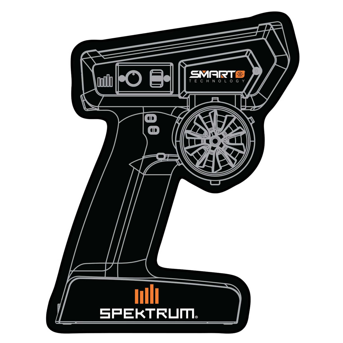 Spektrum SPM-1045 Spektrum Surface Radio Sticker