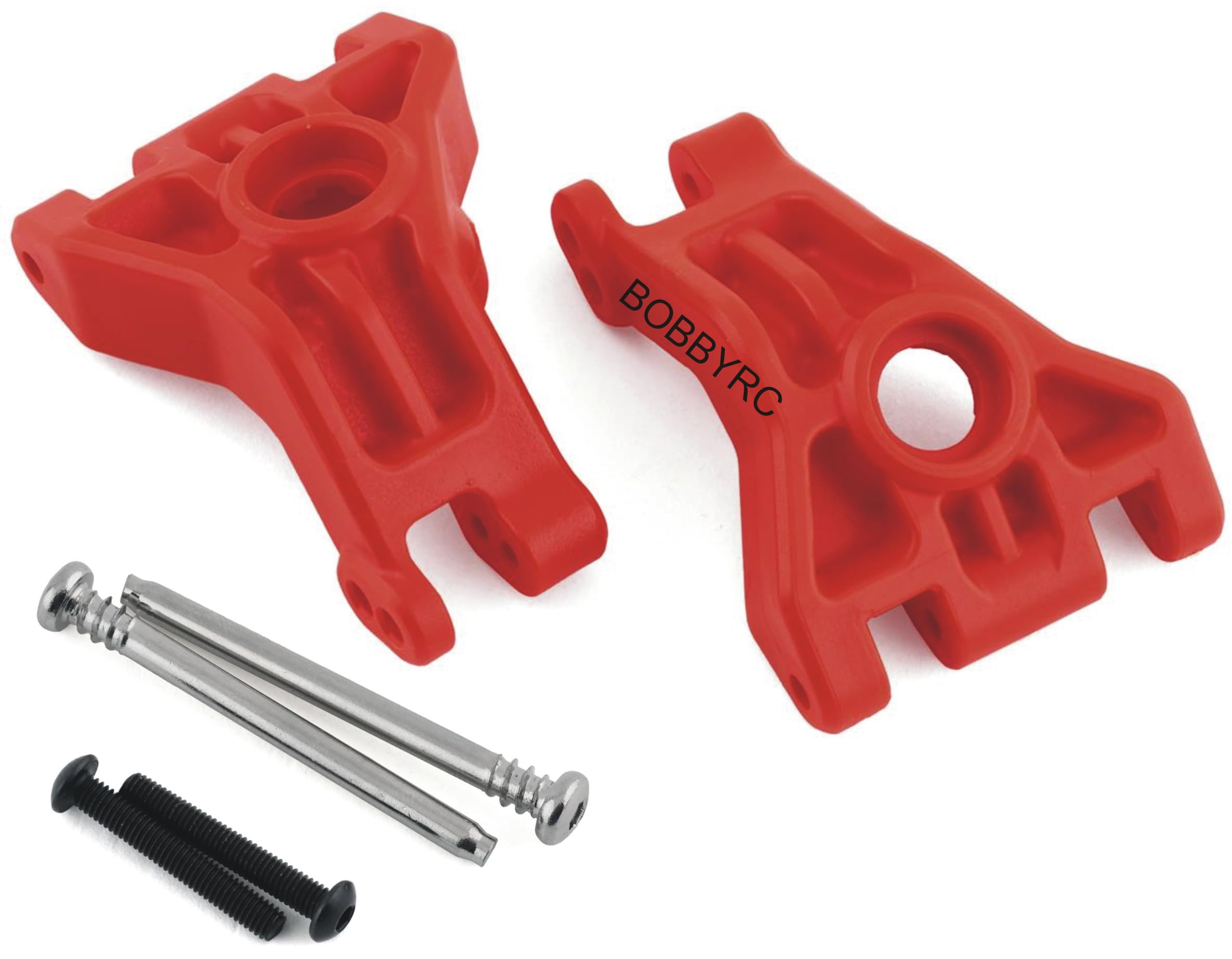 Traxxas 9050R Carriers, Stub Axle, Rear, Extreme Heavy Duty, Red (Left & Right