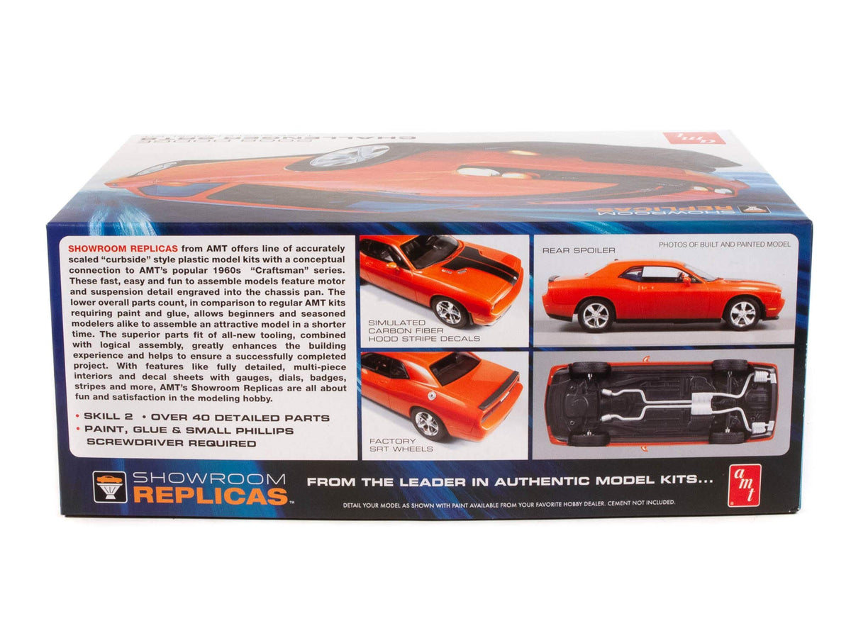 AMT 1075 1/25 2008 Dodge Challenger SRT8 Showroom Replicas Model Kit