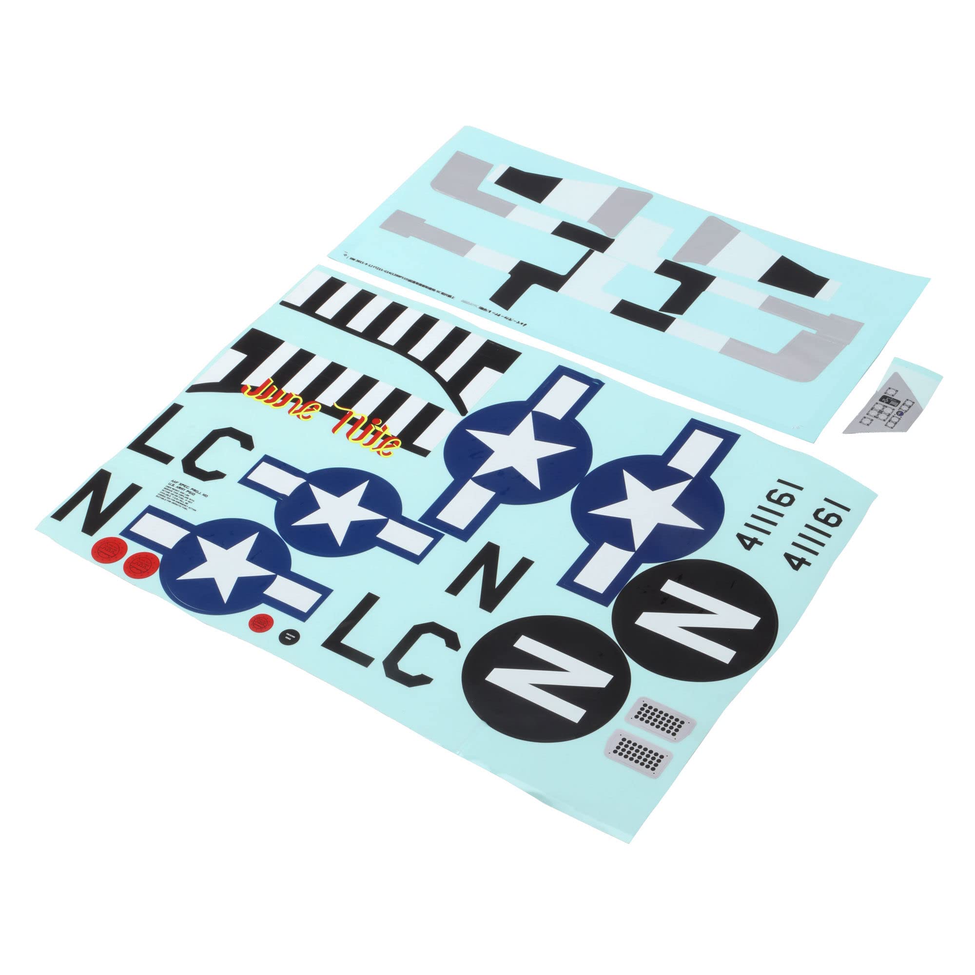 E-Flite EFL8952 Decal Sheet: P-51D 1.2m