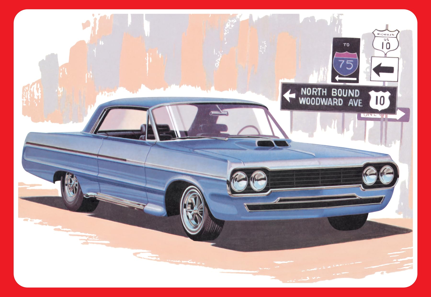 AMT 1396 1964 Chevrolet Impala "Super Street Rod" 1/25