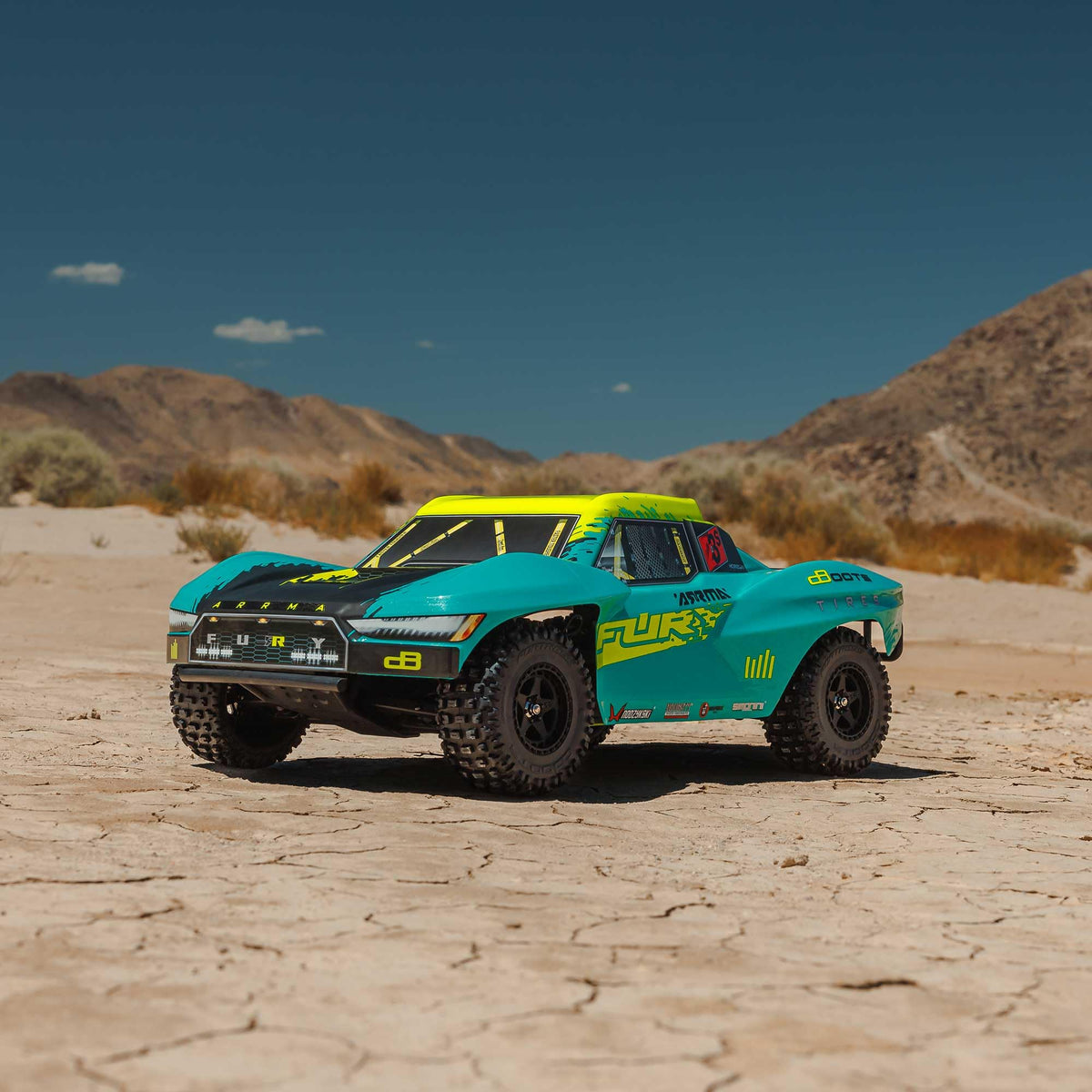 ARRMA RC Truck 1/10 Fury 2wd 223S BLX Brushless Short Course Truck RTR