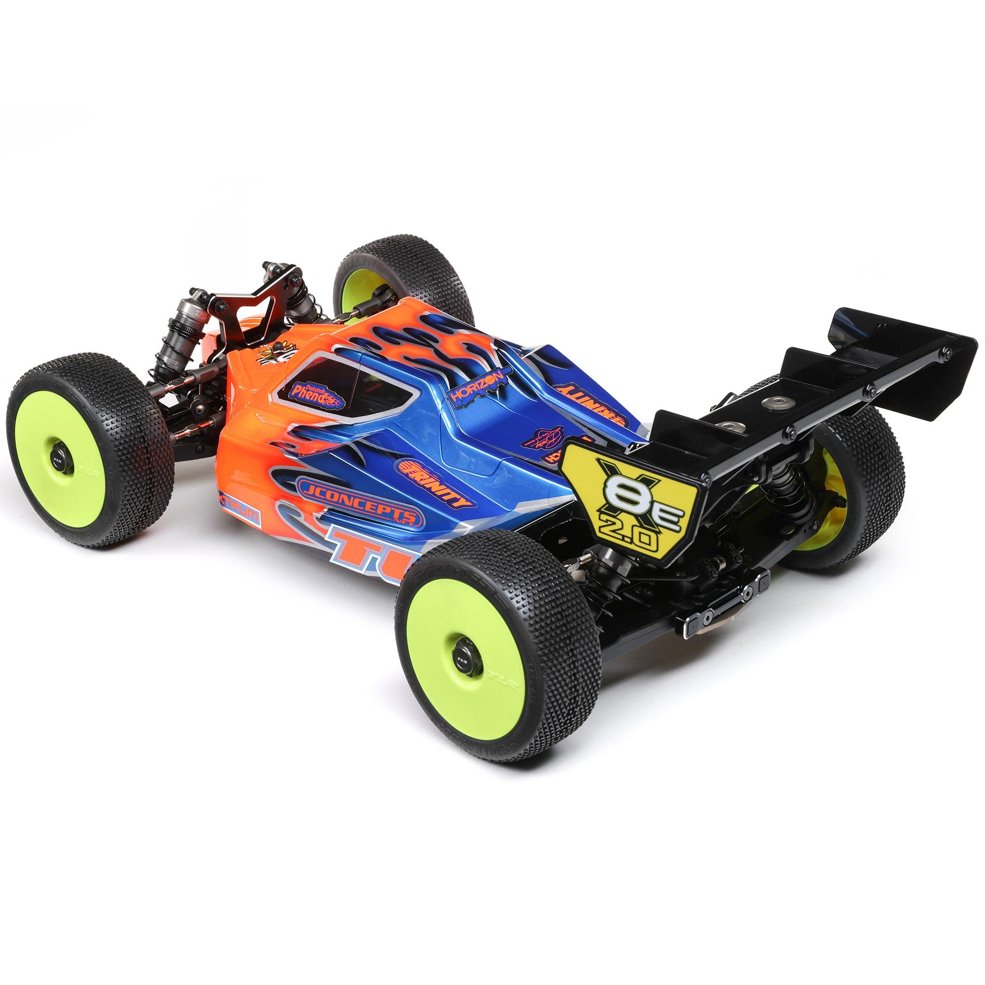 Team Losi Racing TLR04012 8IGHT-X/E 2.0 Combo Race Kit:1/8 4WD Nit/El Buggy
