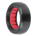 AKA 13231CR 1:10 Buggy Slicks 2.2 2WD Fr w/Red Inserts, Clay (2)