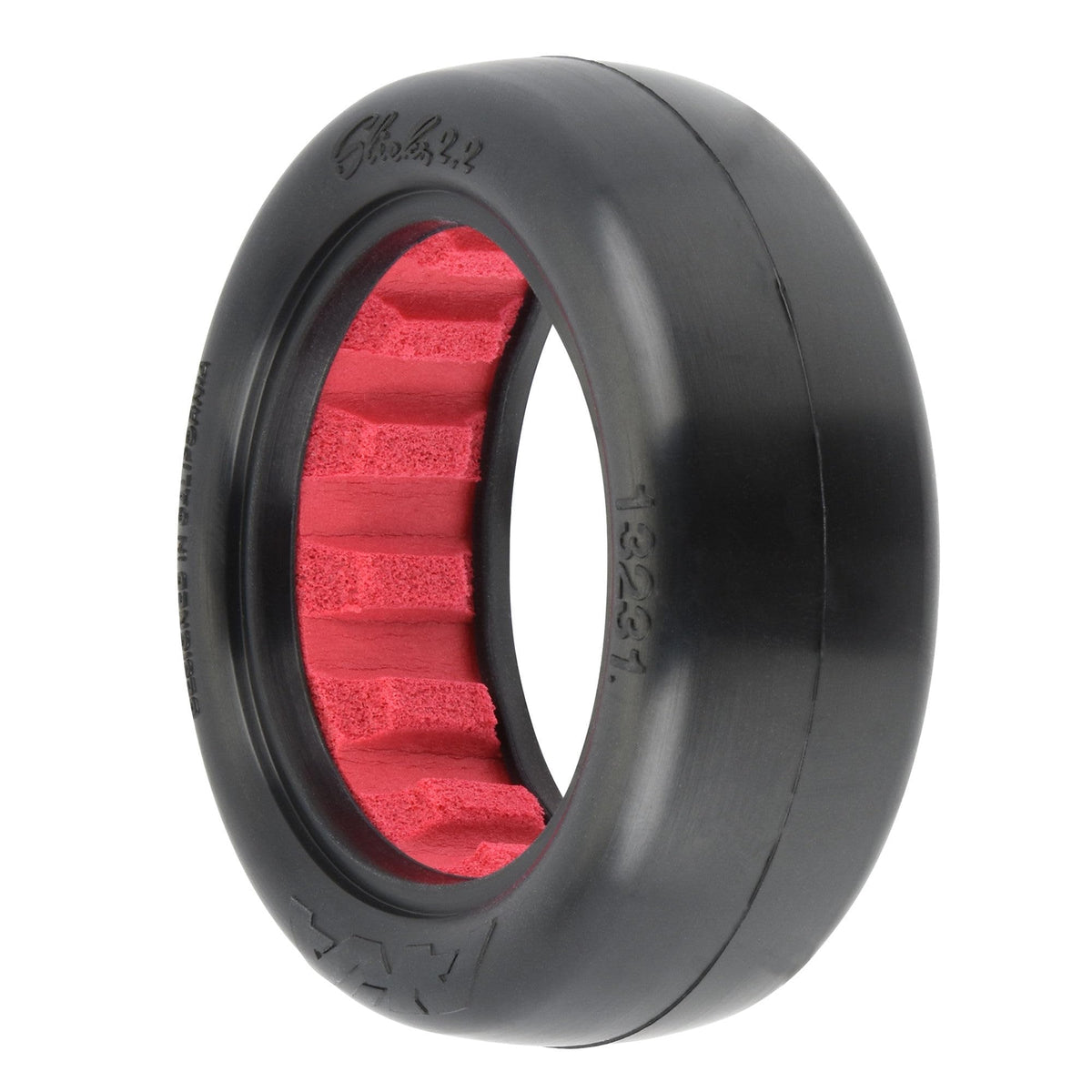 AKA 13231CR 1:10 Buggy Slicks 2.2 2WD Fr w/Red Inserts, Clay (2)