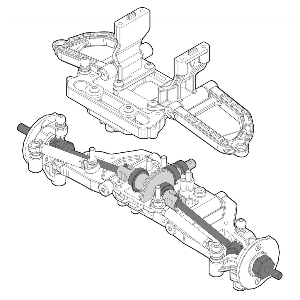 Team Associated 42340 IFS2 Independent Front Suspension Conversion Kit