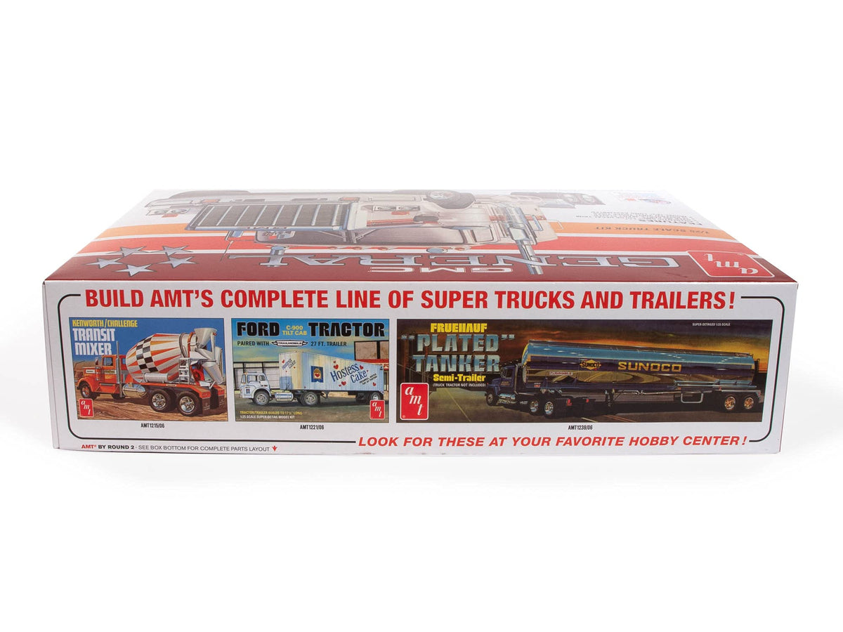 AMT 1272 1976 GMC General Semi Tractor 1/25 Model Kit
