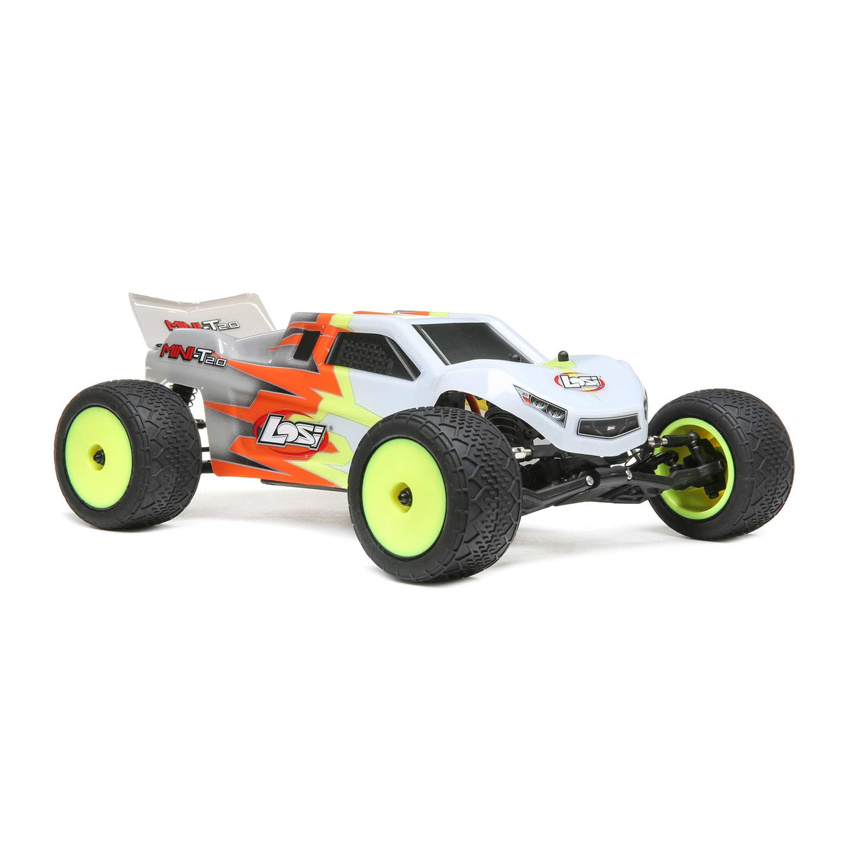 Losi LOS01015T3 Mini-T 2.0 RC Truck RTR +Radio Gray/White: 1/18 2wd
