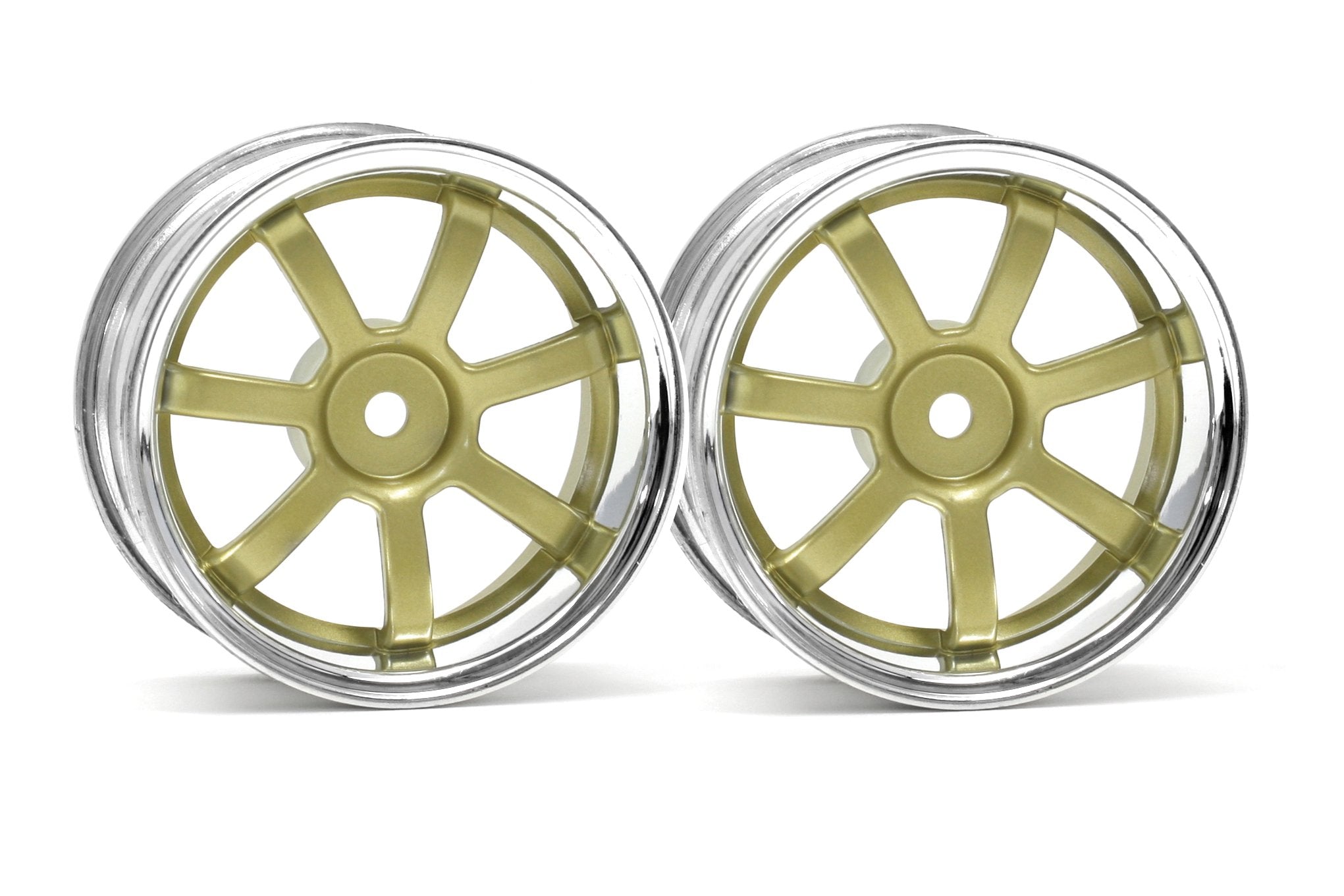 HPI Racing 3319 Rays Gram Lights 57S-Pro Wheel Chrome/Gold (3mm Offset)