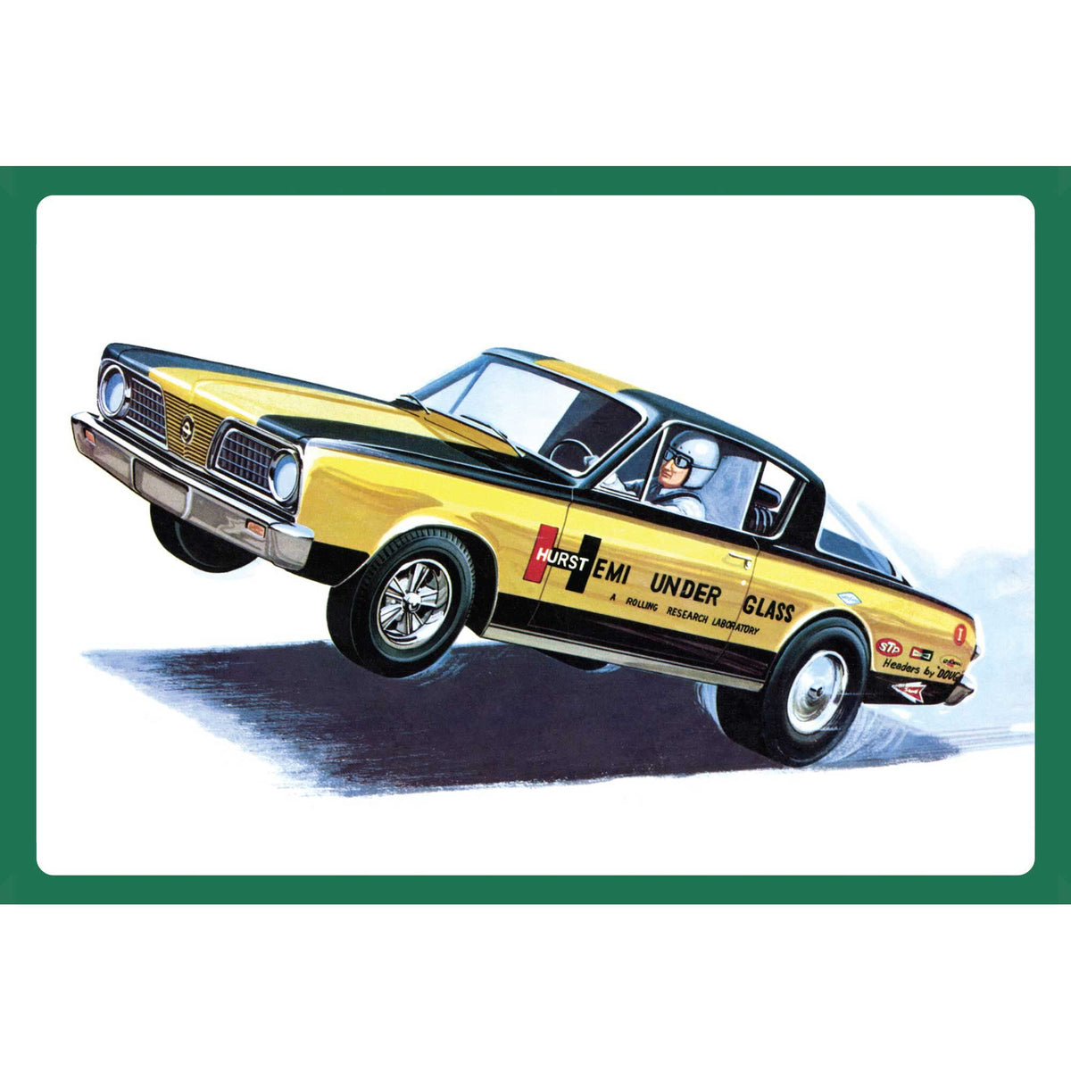 AMT 1153 1/25 1966 Plymouth Barracuda Hemi Under Glass Model Kit
