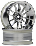 HPI Racing 3281 Work XSA 02C Wheel 26mm Chrome (6mm Offset)