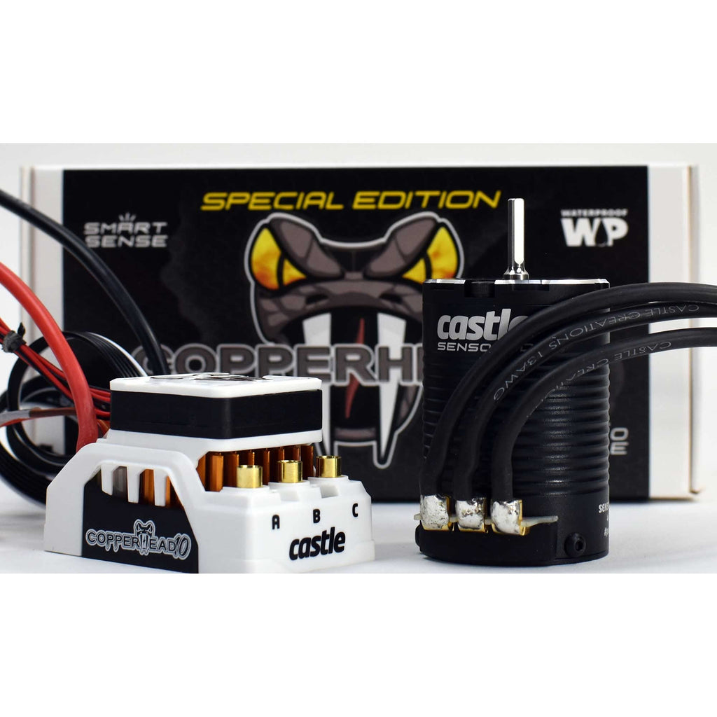 Castle Creations 010-0170-01 Copperhead 10 1410-3800KV Combo Special Edition
