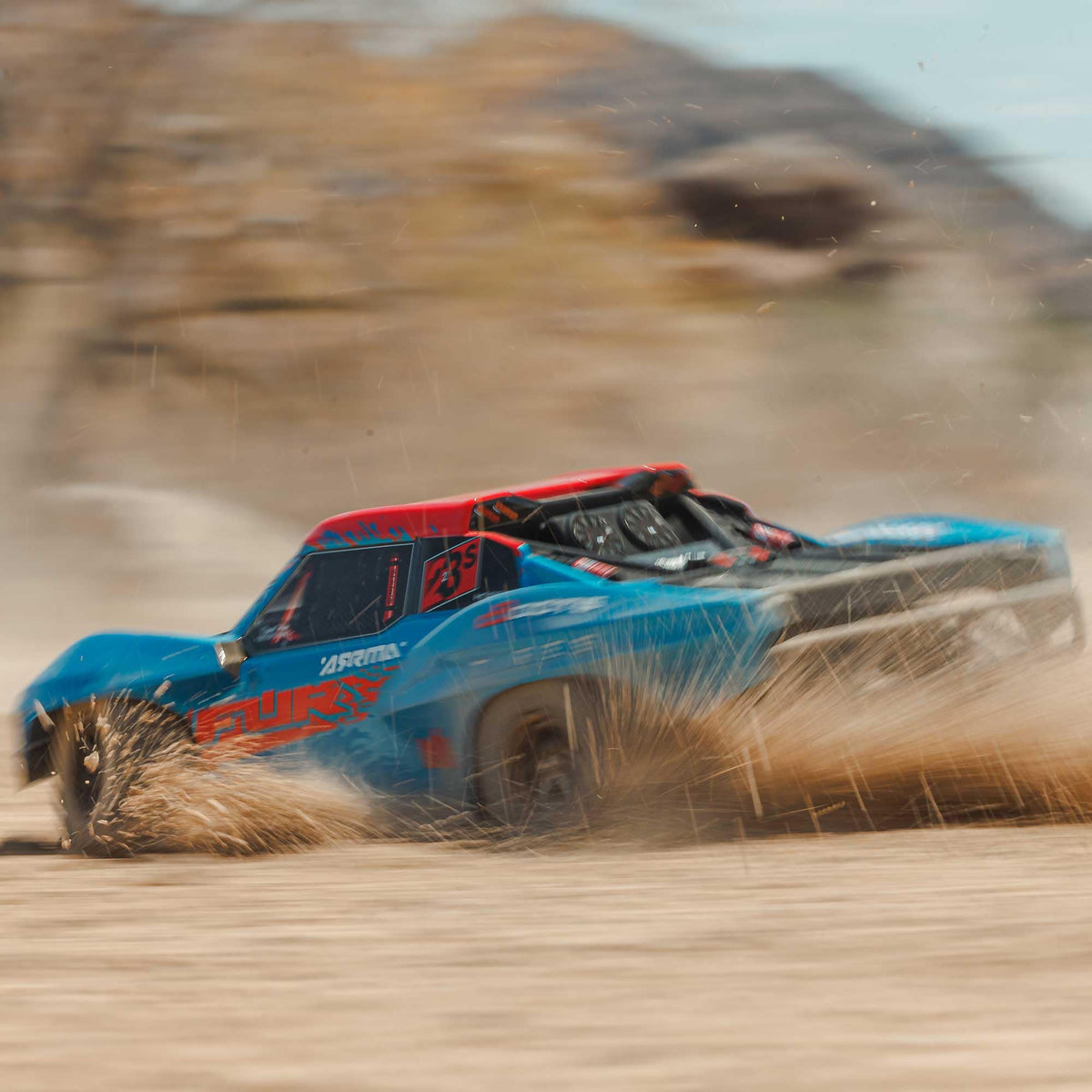 ARRMA RC Truck 1/10 Fury 2wd 223S BLX Brushless Short Course Truck RTR