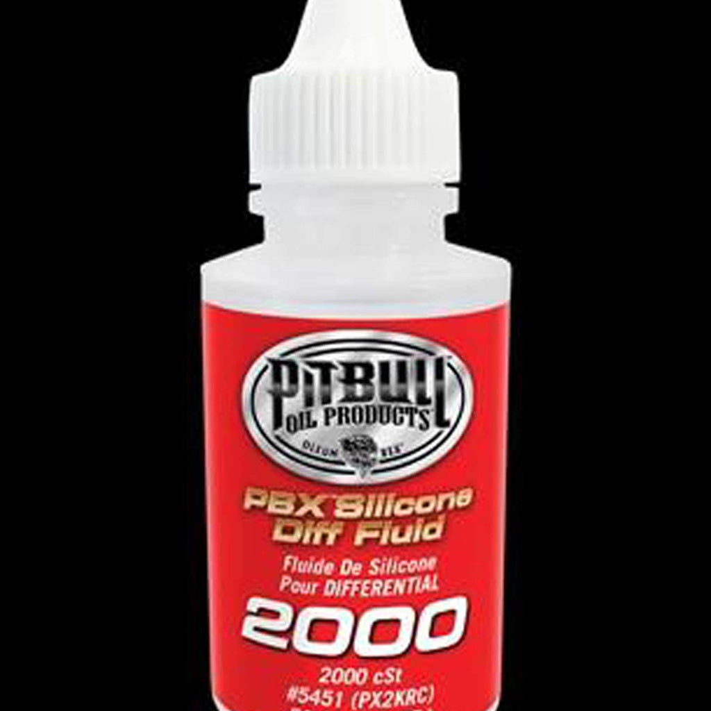 Pit Bull Tires PX2KRC PBX Silicone Differential Fluid, 2000cSt, 2oz Bottle