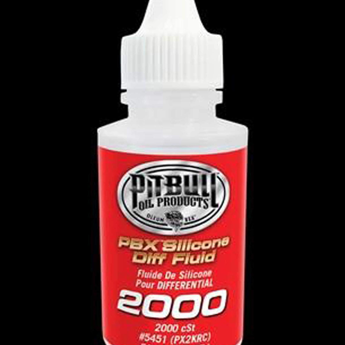 Pit Bull Tires PX2KRC PBX Silicone Differential Fluid, 2000cSt, 2oz Bottle