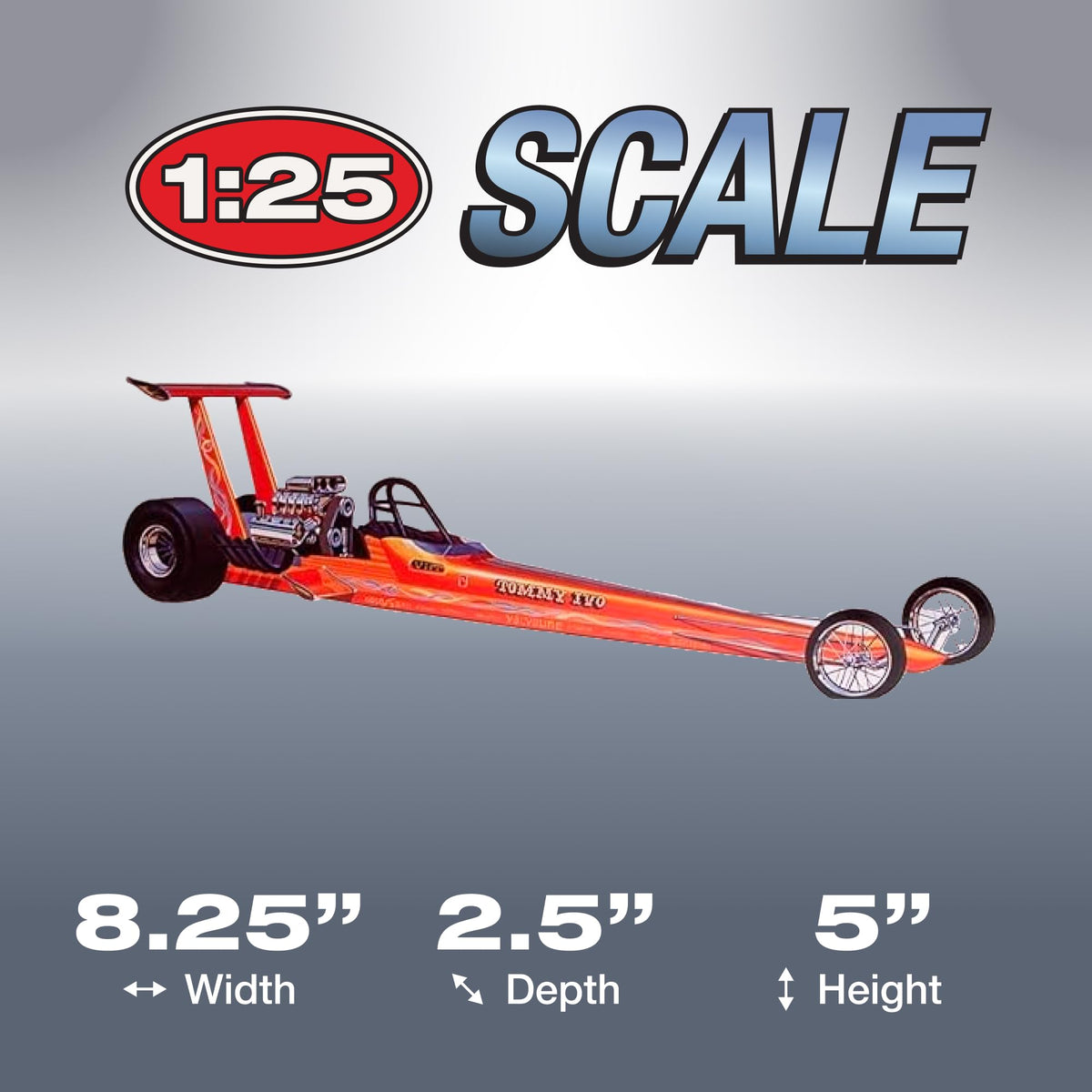AMT 1253 Tommy Ivo Rear Engine Dragster 1:25 Model Kit