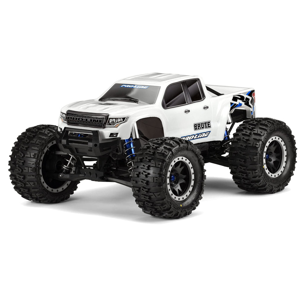 Pro-Line 351317 PreCut Brute Bash Armor Body (White): X-Maxx