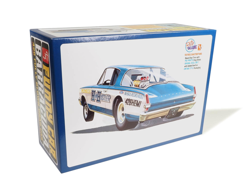 AMT 1464 1966 Plymouth Barracuda Funny Car "Hemi Hustler" Model Kit