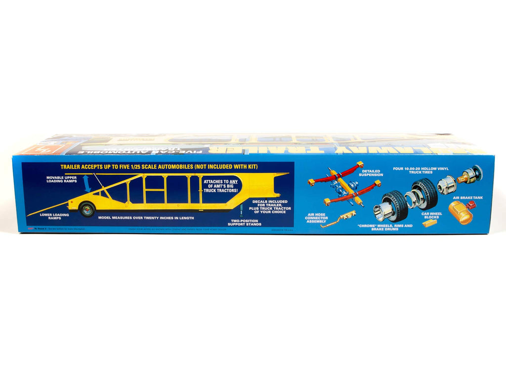 AMT 1193 1/25 5-Car Haulaway Trailer Model Kit
