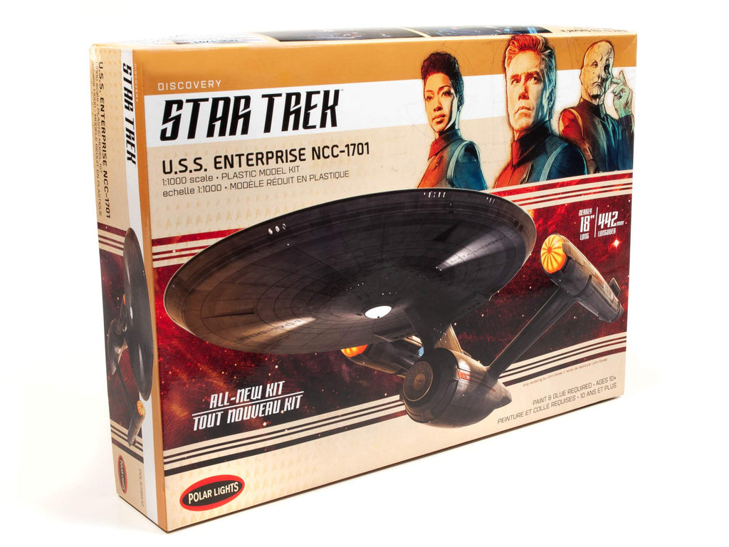 Polar Lights 973M 1/1000 Star Trek Discovwey Enterprise Model Kit