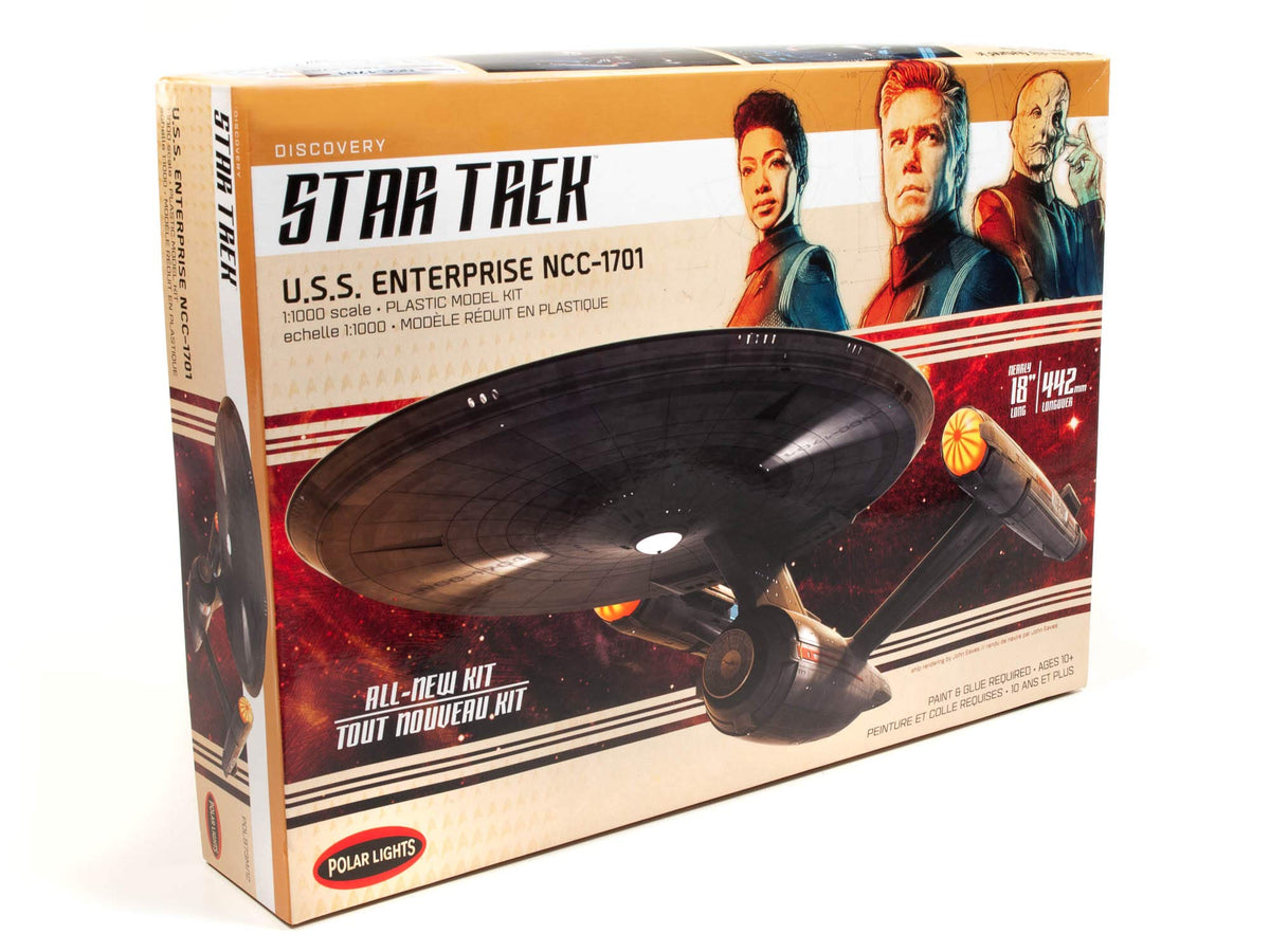 Polar Lights 973M 1/1000 Star Trek Discovwey Enterprise Model Kit