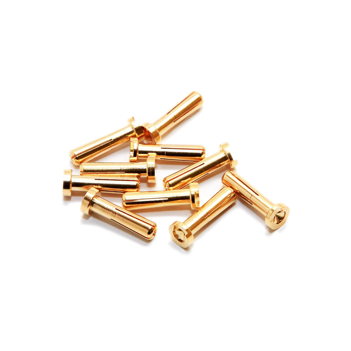 Maclan Racing MCL4052 Maclan MAX CURRENT 4mm Gold Bullet Connectors  (10 pcs)