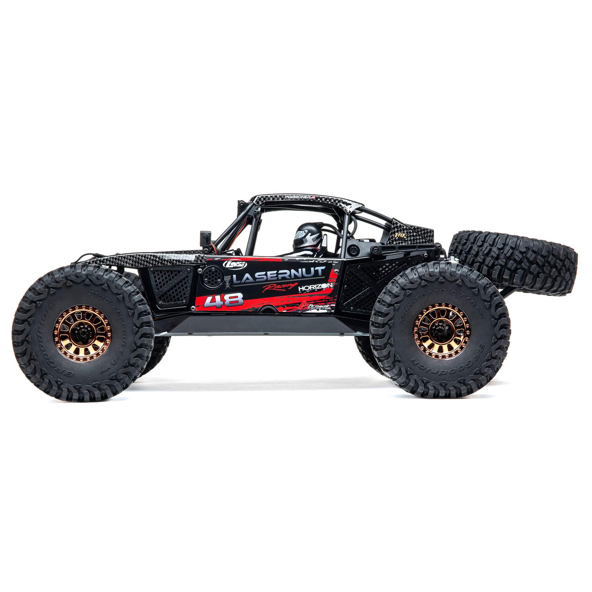 Losi LOS03028T2 Lasernut U4 Black, SMART ESC: 1/10 4WD RTR