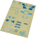 Flight Lab Toys 1006 Decal Sheet, Blue; HoverCross