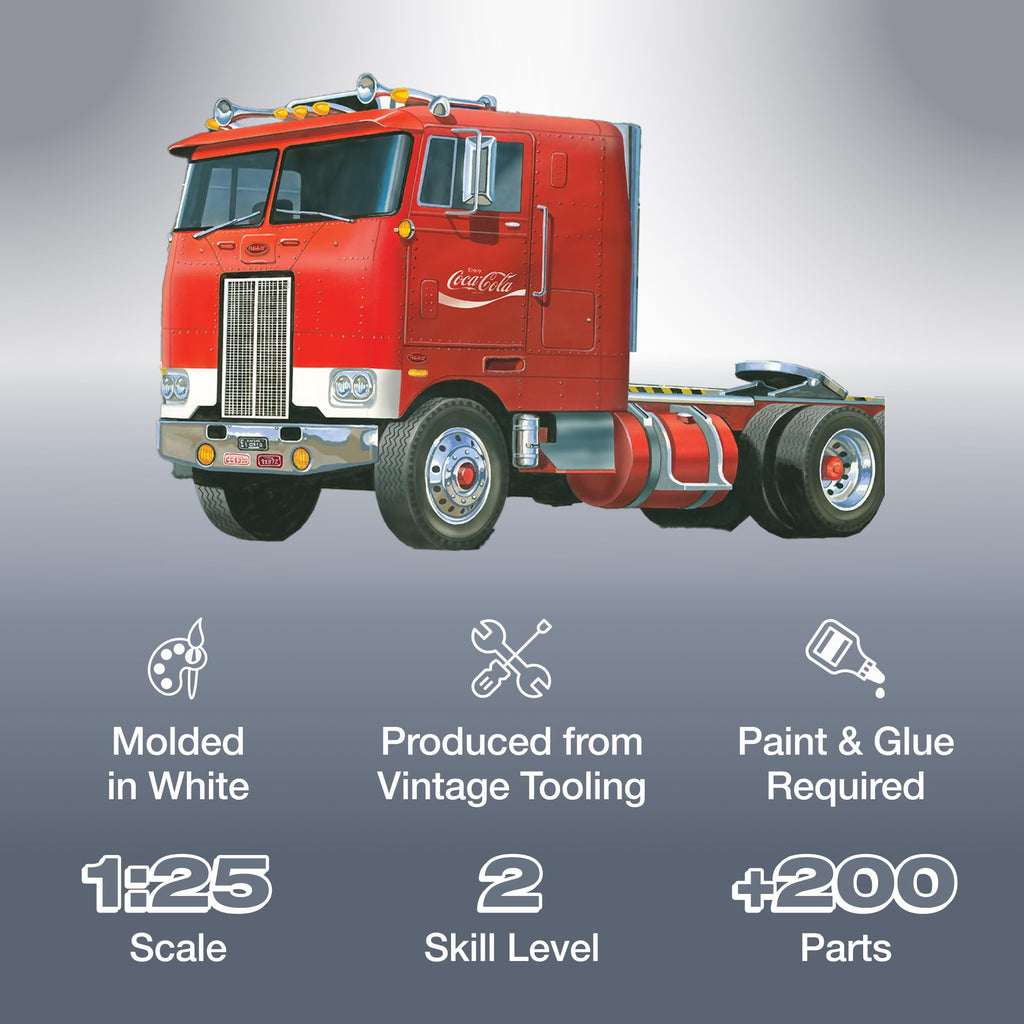 AMT 1090 1/25 Peterbilt 352 Pacemaker Cabover Model Kit