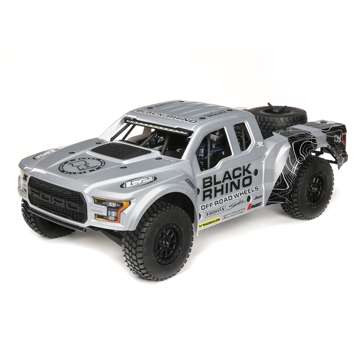 Losi LOS03020V2T2 Black Rhino Ford Raptor Baja Rey SMART 1/10th RTR