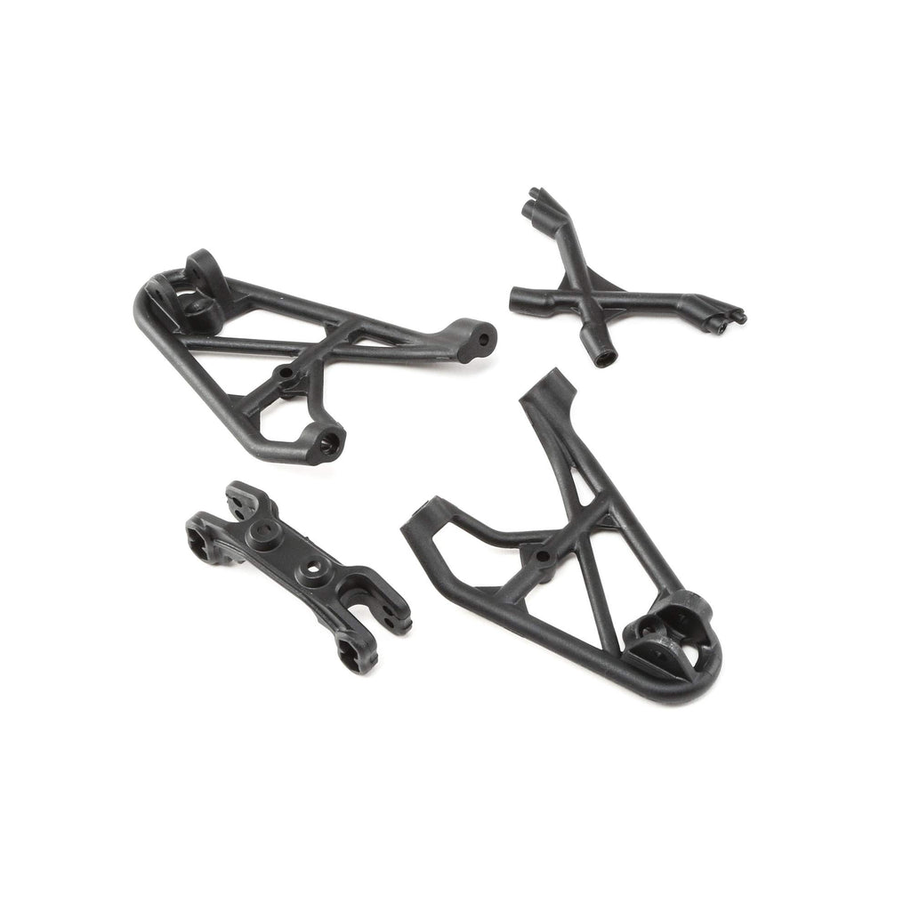 Losi LOS231022 Front Shock Tower, Brace, Camber Link Mount: Rock Rey