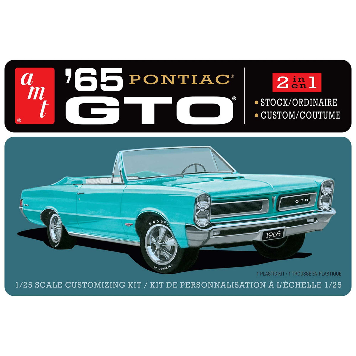 AMT 1191M 1/25 1965 Pontiac GTO Model Kit