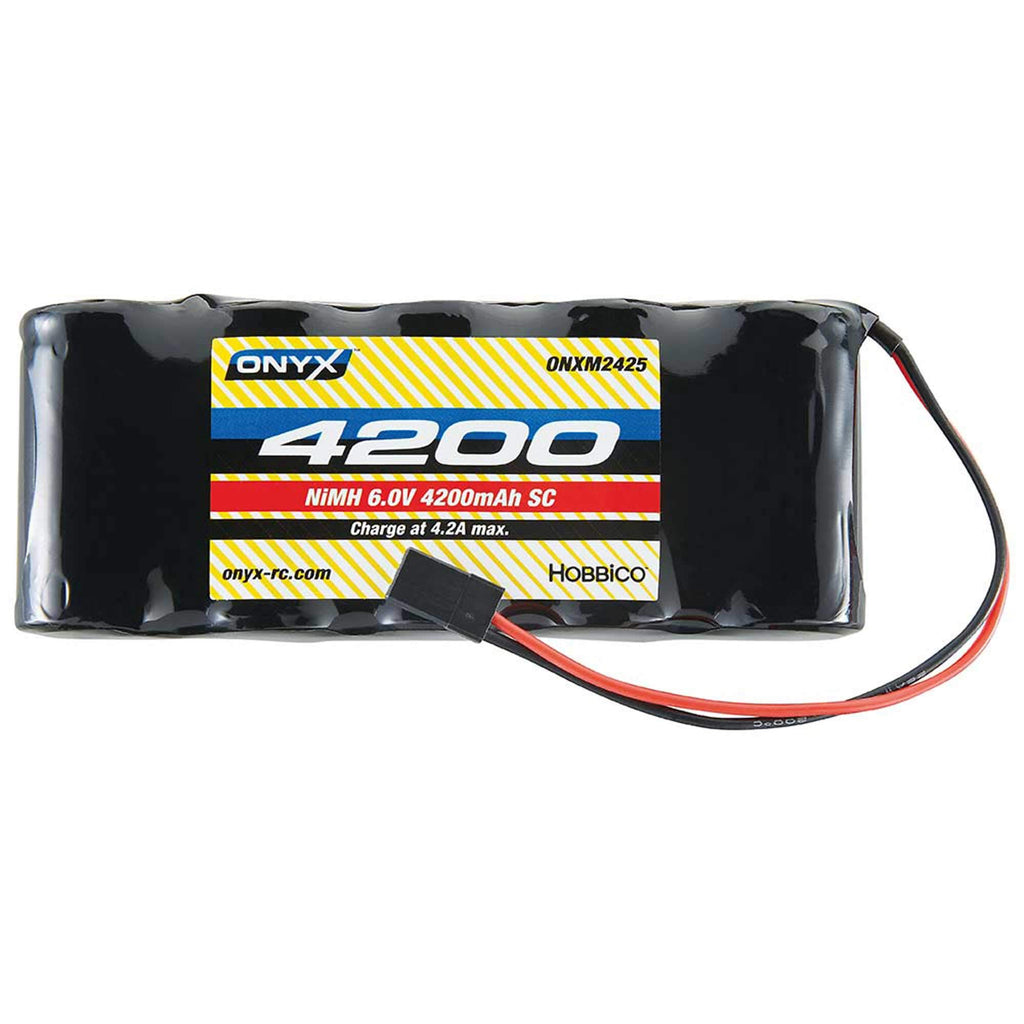 Onyx ONXM2427 NiMH 6.0V 4200mAh Sub-C Flat Receiver Universal