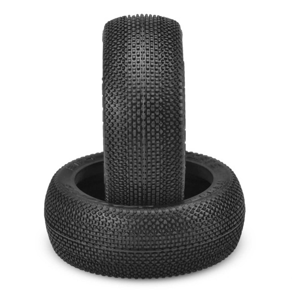 J-Concepts 317406 1/8 Rehab Tires, Silver Compound