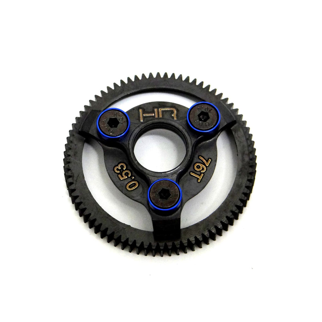 Hot Racing STE876 Hardened Steel Spur Gear (76t 48p)(Blue): Traxxas