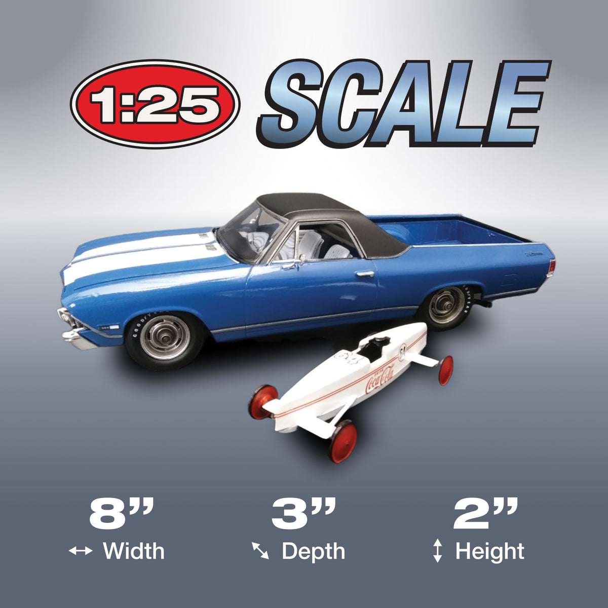 AMT 1362 1968 Chevy El Camino SS (Coca-Cola) Model Kit