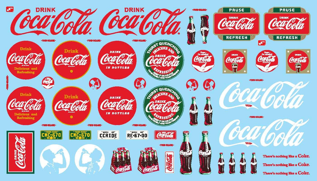 AMT 1161 1/25 1940 Ford Sedan Delivery Coca-Cola Model Kit