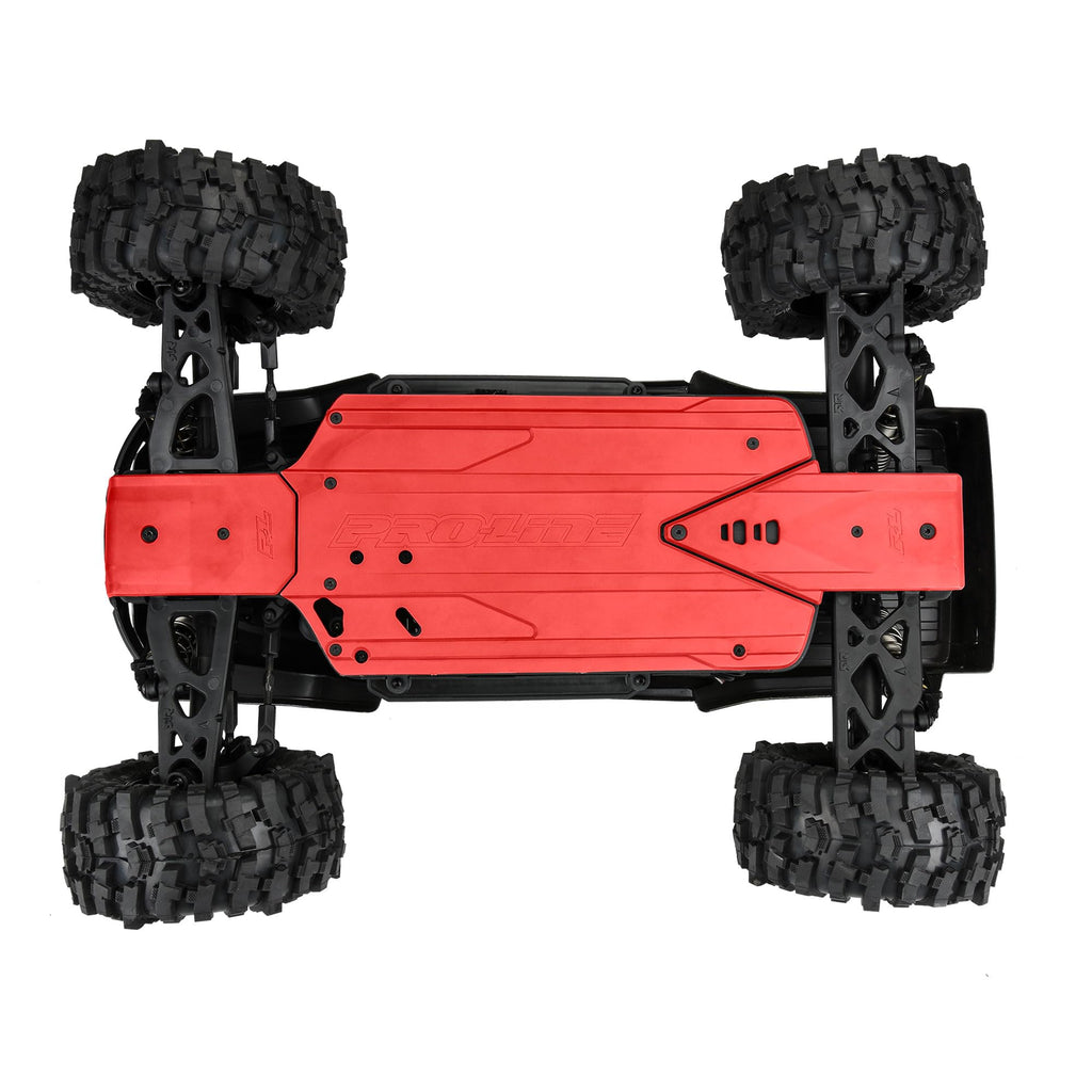 Pro-Line 639707 Bash Armor Chassis Protector (Red) for ARRMA 3S Long Wheelbase