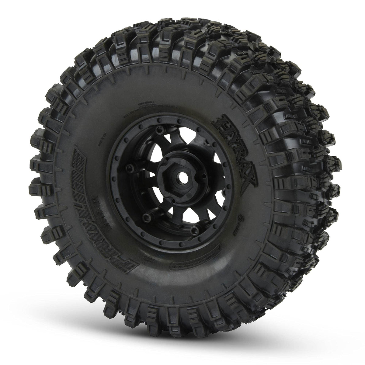 Pro-Line 1012813 Hyrax 1.9 G8 MTD Impulse Blk/Slvr Wheels F/R (2)