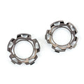 Duratrax DTX2821 Clip-Lck Whl Face Blk Chrm for Ripper 2.8 Whl (2)