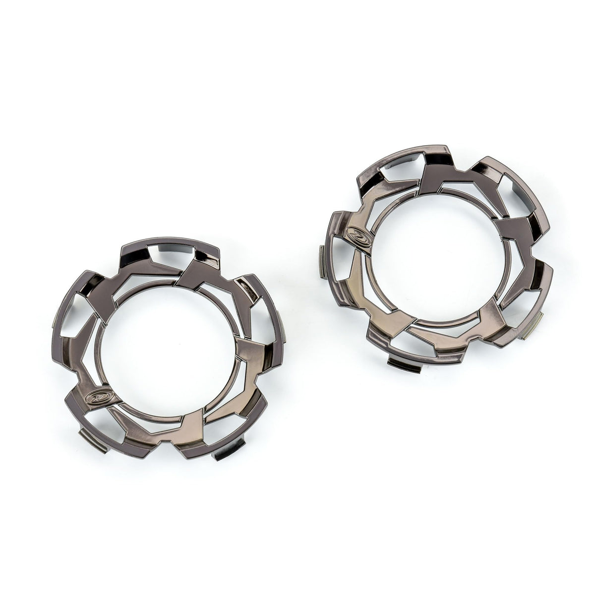 Duratrax DTX2821 Clip-Lck Whl Face Blk Chrm for Ripper 2.8 Whl (2)
