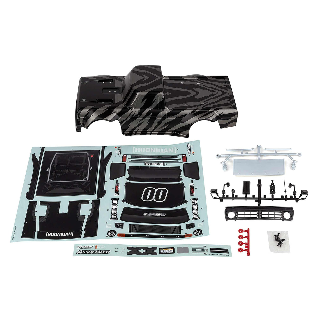 Team Associated ASC21588 Reflex 14R Hoonitruck Body Set, painted