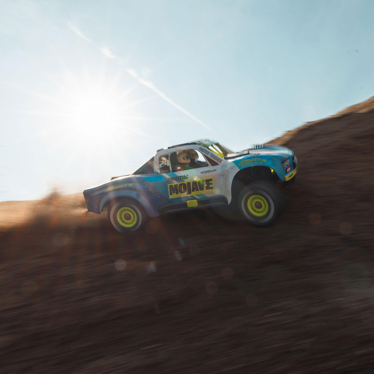 Arrma ARA2104T2 MOJAVE GROM 4x4 SMART Small Scale Desert Truck (Blue/White)