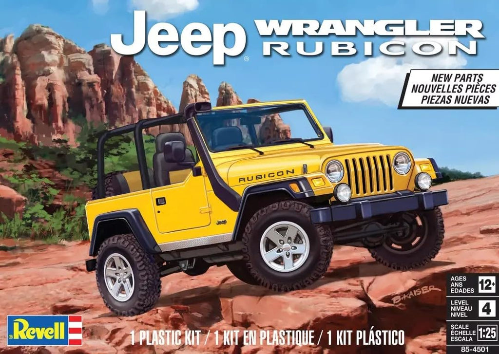 Revell 85-4501 1/25 Jeep Wrangler Rubicon Model Kit