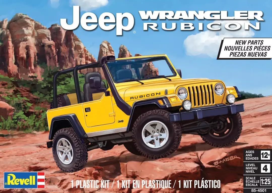 Revell 85-4501 1/25 Jeep Wrangler Rubicon Model Kit