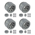 Team Associated 42110 Enduro Trigon Wheels 1.55" Silver