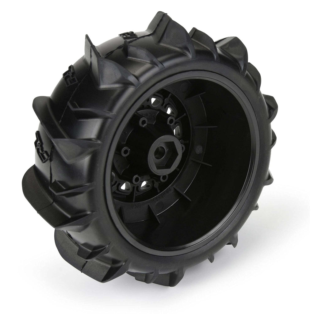 Pro-Line 1018510 Dumont Paddle SC 2.2"/3.0" Mounted Raid Black F/R